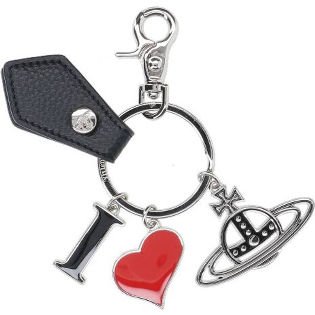 Vivienne Westwood "I Love Orb" Keyring - Black   - U