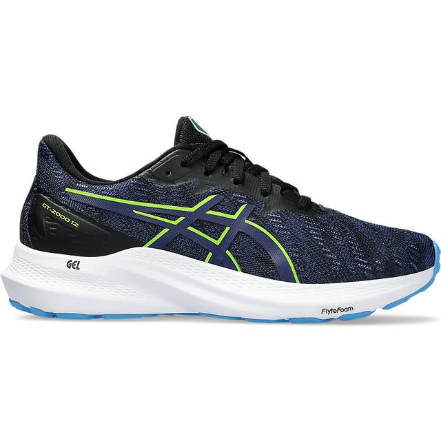 ASICS Gt-2000 12 GS, Sneaker Barn och tonåringar, Svart/Blå Expanse, 38