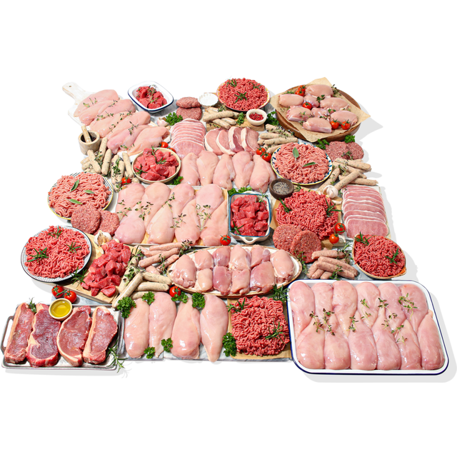 MuscleFood Meat of the Month Hamper, Premium Chicken, Beef, Pork, Bacon, 20+ Items