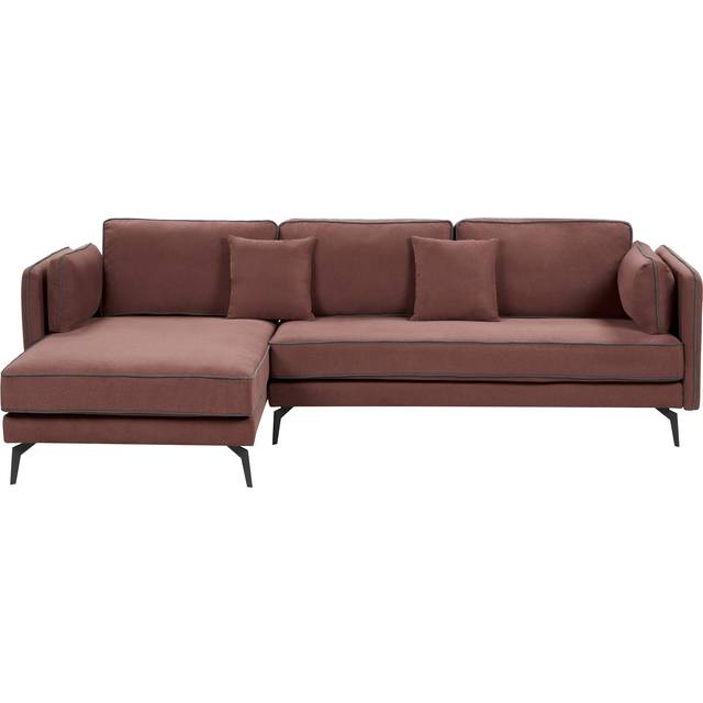 Hörnsoffa Altan Röd/grå - Divansoffor & schäslongsoffa Grå,Röd Metall