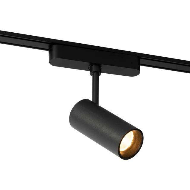 Modern Black Spotlight for 1-Phase Track System 9W 3000K - Magnetic Gert