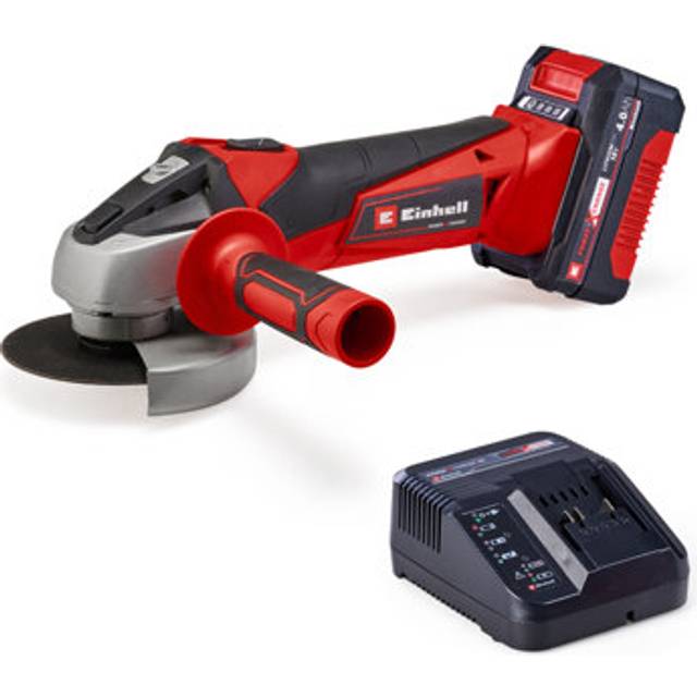 Einhell TC-AG 18/115 Li (1x4,0Ah) Power X-Change 4431133 Vinkelslip batteridriven 115 mm inkl. 1x batteri, inkl. laddare 18 V 4.0 Ah