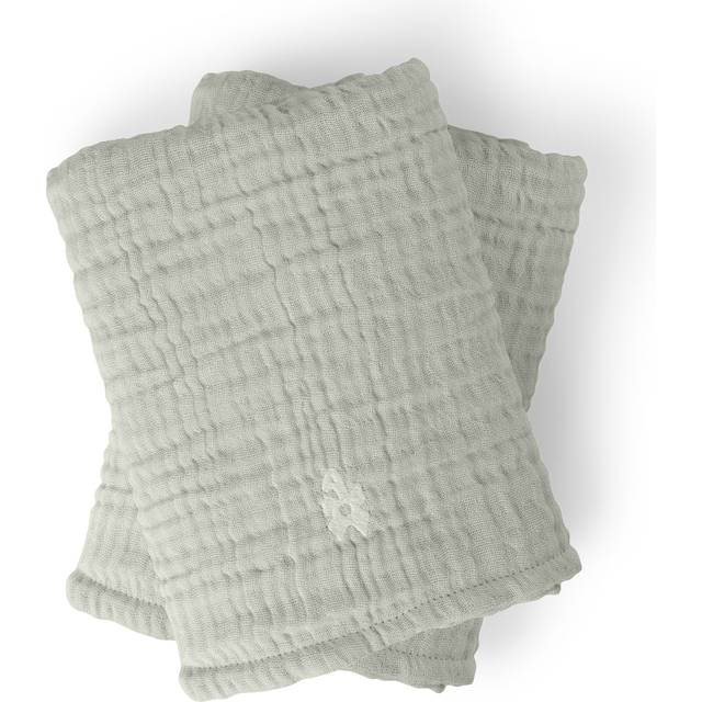 Sebra Skötbäddsöverdrag Muslin 2-pack (Green)
