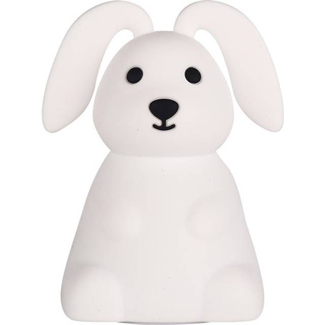 CarloBaby Bunny Floppy Ears  LED Nattlampa, Vit