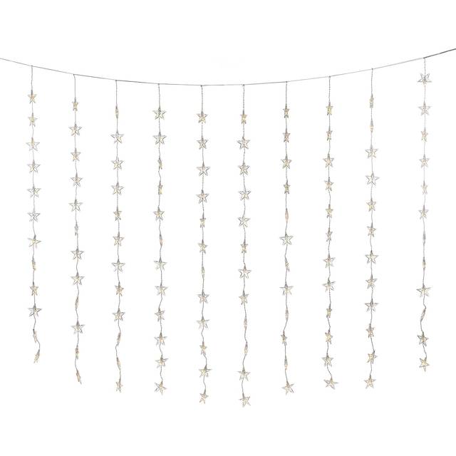 Konstsmide 3703-103 Ljusslinga 140x120 cm, stjärnor Varmvita
