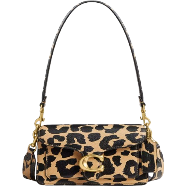 Tabby Shoulder Bag 20 With Leopard Print