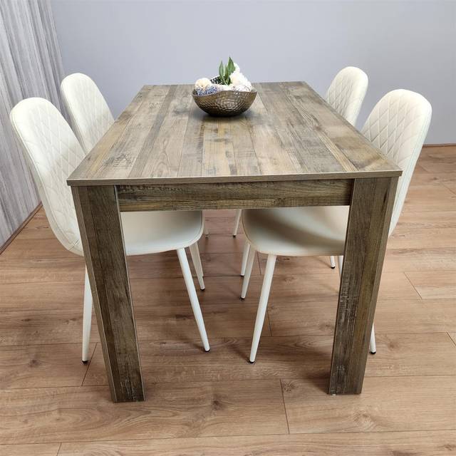 Ashmoore 4 - Person Dining Set - Cream (4)