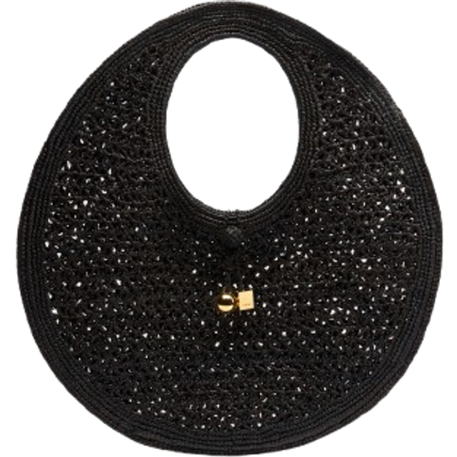 Jacquemus The Spiaggia Raffia Round Circle Bag