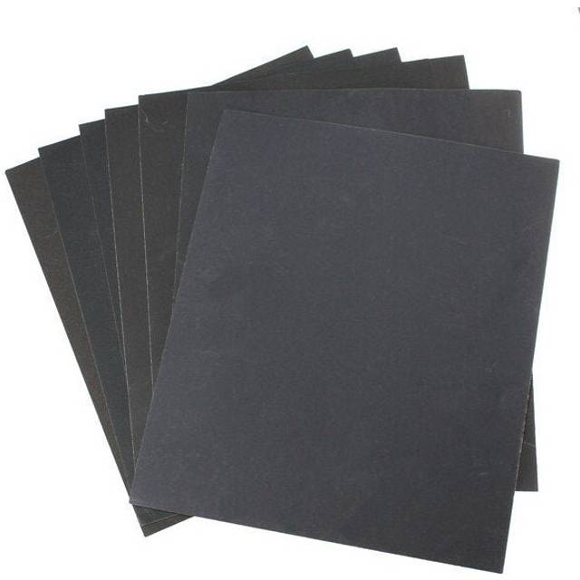 7pcs 230x280mm Sandpaper 400-1200 Grit Wet Dry Waterproof Sandpaper