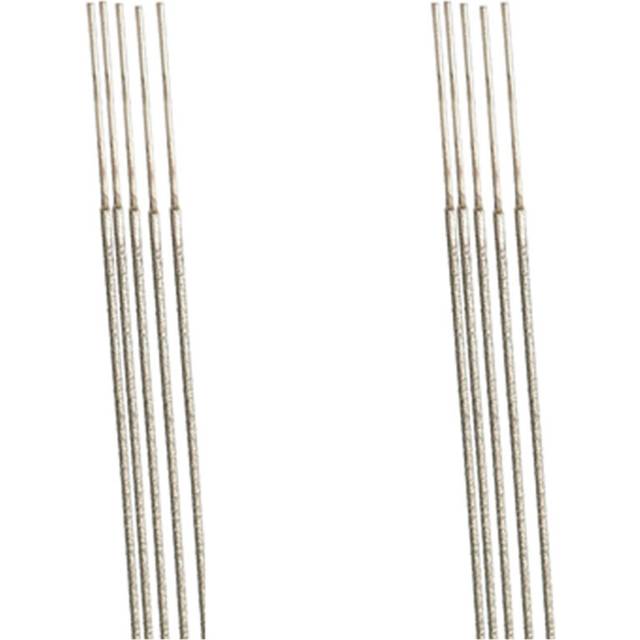 10Pcs 400mm Diamond Wire Saw Blade, Saw Rods for Cutting Metal Ceramic Resin Jewelry Hand Tools,Diameter 1 mm