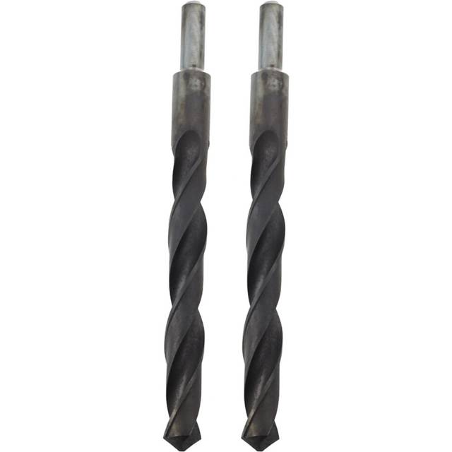 2X 14mm Reduced 1/2 Inch Straigth Electric HSS Twist Drill Bit Tool