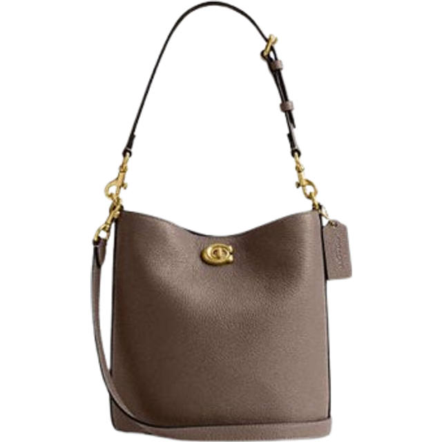 Coach Shopping Bags - Polished Pebble Soft Willow 19 - brown - Shopping Bags for ladies - unisize