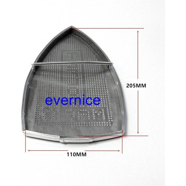 Ironing shoe for silverstar es-300 es-85af steam iron 120x209mm