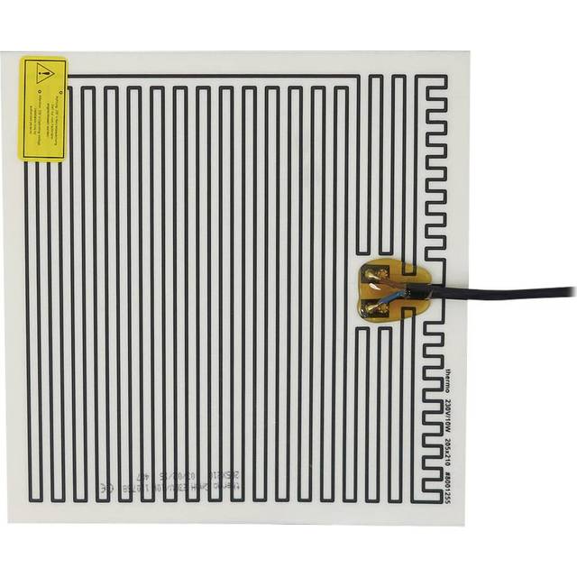 Thermo TECH Polyester Värmefolie självhäftande 230 V 10 W Skyddsklass IPX4 (L x B) 210 mm x 205 mm