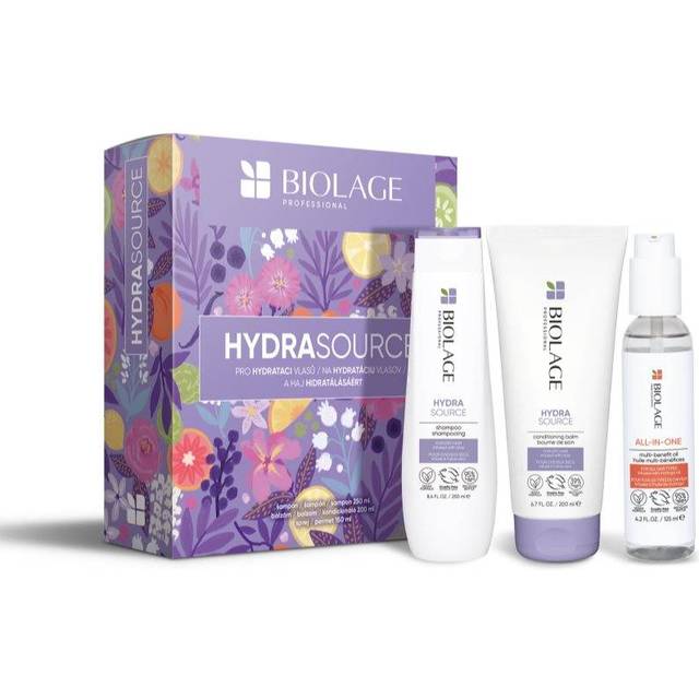 Biolage Essentials HydraSource Presentförpackning För skadat hår