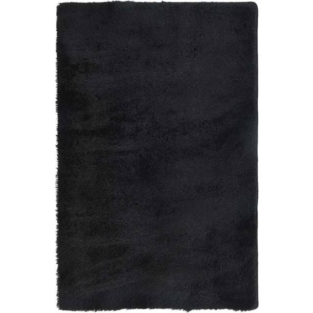 vidaXL Ryamatta med lång lugg NAVARRA svart 130x200 cm polyester