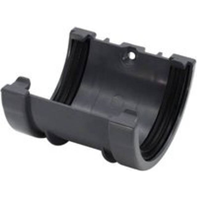 FloPlast 76mm Anthracite Grey MiniFlo Gutter Union Bracket
