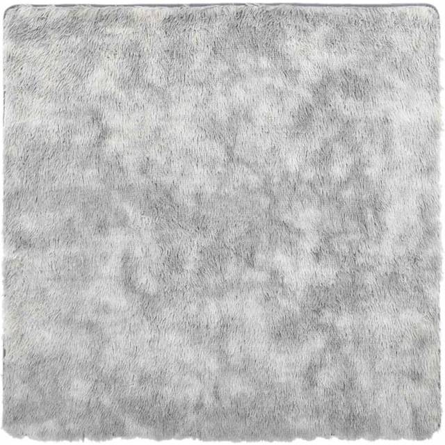vidaXL Shaggy Rug High Pile NAVARRA Light Grey 160x160 cm Polyester