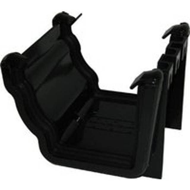 FloPlast Ogee Gutter Union Bracket - 110mm x 80mm Black