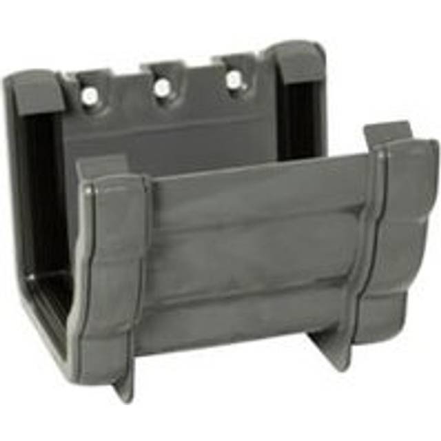 FloPlast Ogee Gutter Union Bracket - 110mm x 80mm Anthracite Grey