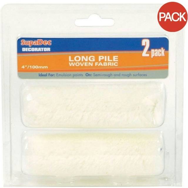 SupaDec Long Pile Mini Roller (Pack Of 2)