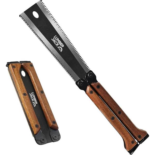 Lumberjack japanese hand saw pull saws foldable sk5 blade with wooden handle