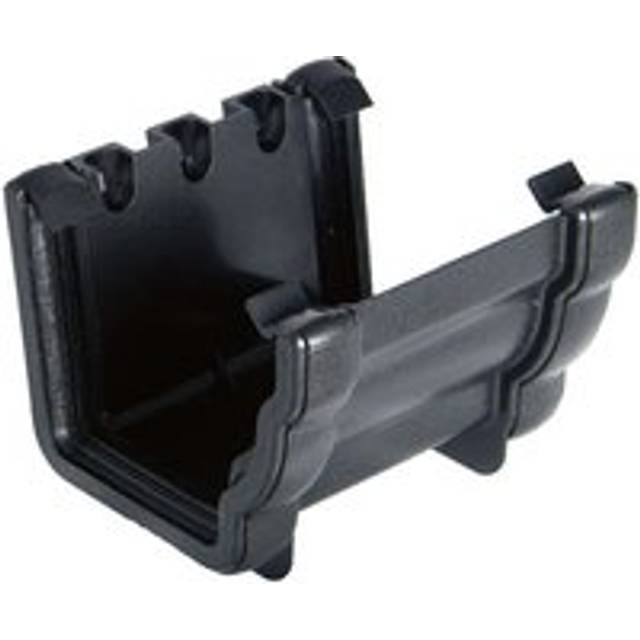 FloPlast Ogee Gutter Union Bracket - 110mm x 80mm Cast Iron Effect