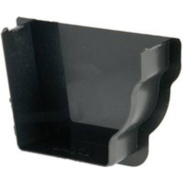 FloPlast Cast Iron Effect Ogee Gutter Internal Stopend Right Hand - 110mm x 80mm