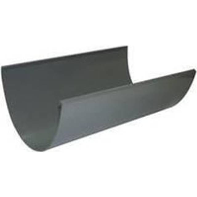 FloPlast Deepflow/ Hi-Cap Gutter - 115mm x 75mm x 4mtr Grey