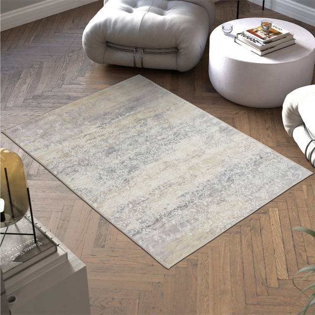 Washable Rug Dalia - various sizes, faded pattern, easy-care short pile, non-slip - 120 x 170 cm