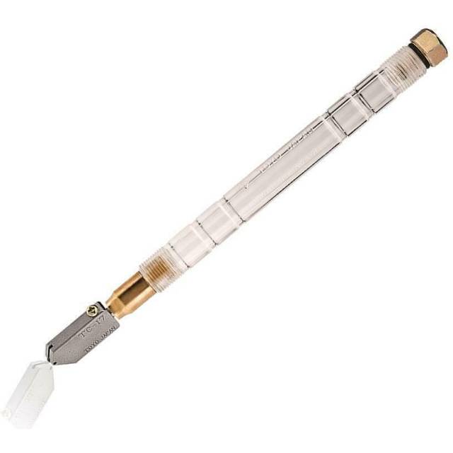 Toyo Oil Glass Cutter Plastic Handle TC17P Supercutter Straight Head