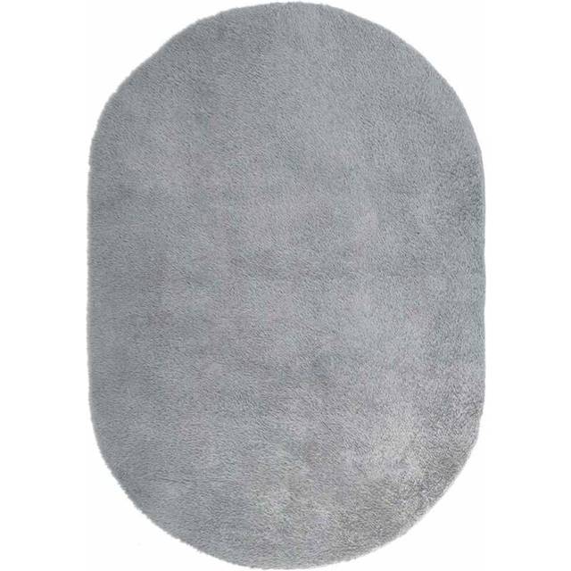 vidaXL Shaggy Rug High Pile NAVARRA Silver Grey 300x200 cm Polyester