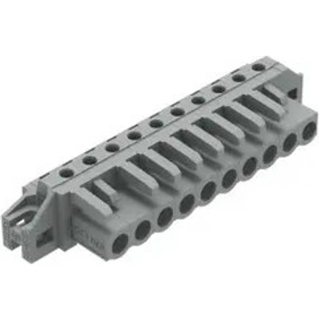 WAGO 232-240/031-000 Female MCS-MIDI 10P 5mm Flanged Panel Angled Pins