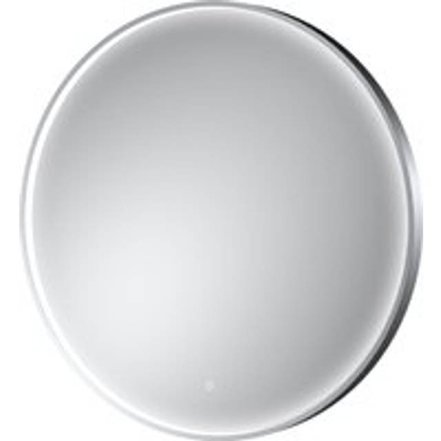 Contemporary Round Inset Framed LED Touch Sensor Mirror - 800mm - Chrome - Balterley