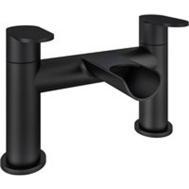 Horseshoe Waterfall Bath Filler Tap - Black - One Size