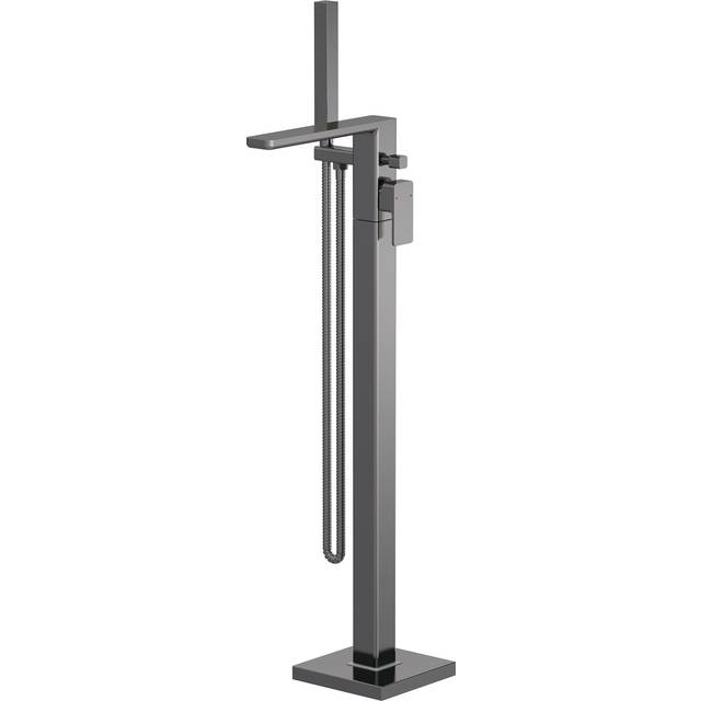Nuie Windon Freestanding Bath Shower Mixer - Brushed Gun Metal
