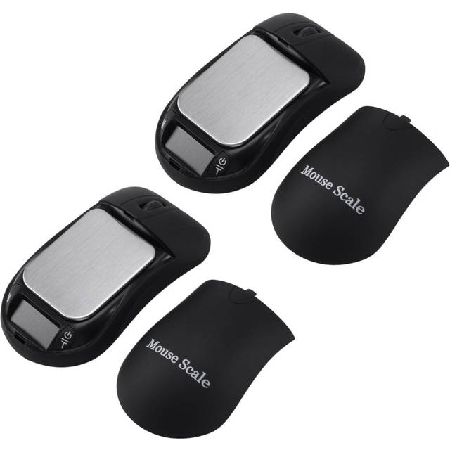 2X 500G x 0.01G Digital Pocket Scale Balance Weight Scales Mini Scales Electronic Weigh Balance for Real Mouse Function
