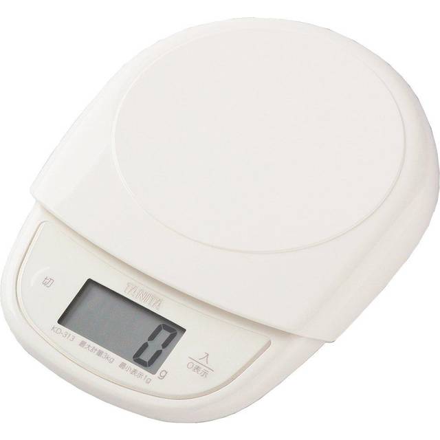 Tanita Cooking Scale Kitchen Scale Cooking Made in Japan Digital 3kg 1g Units Ivory IV KD-313