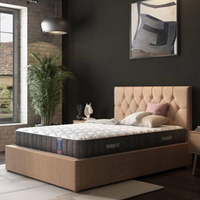 Aspire UK Made Pocket Sprung Mattress In A Box- Double, White