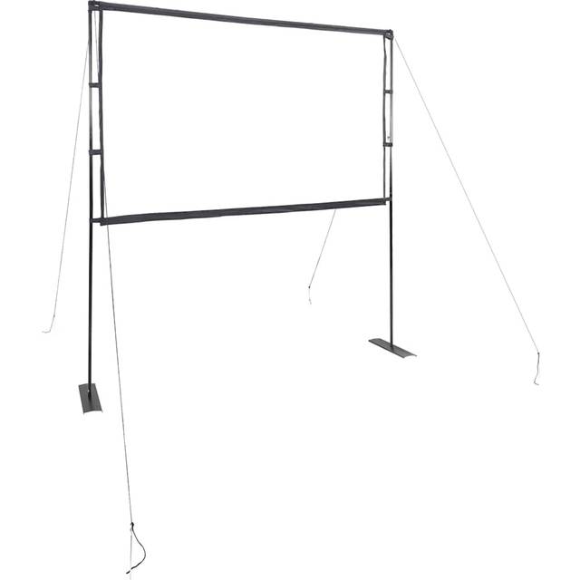 vidaXL Projection Screen with Stands 100 Inch 16:9 - White