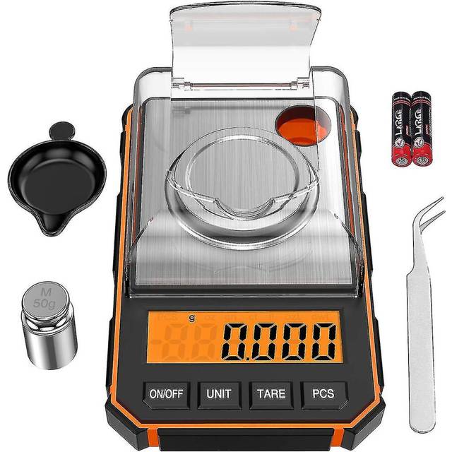 Mini Precision Scale, [50g 0.001g] Digital Pocket Scale With 50g Calibration Weight And