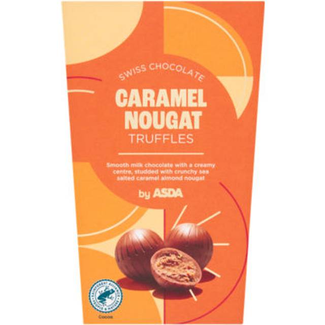 ASDA Swiss Chocolate Caramel Nougat Truffles 205g