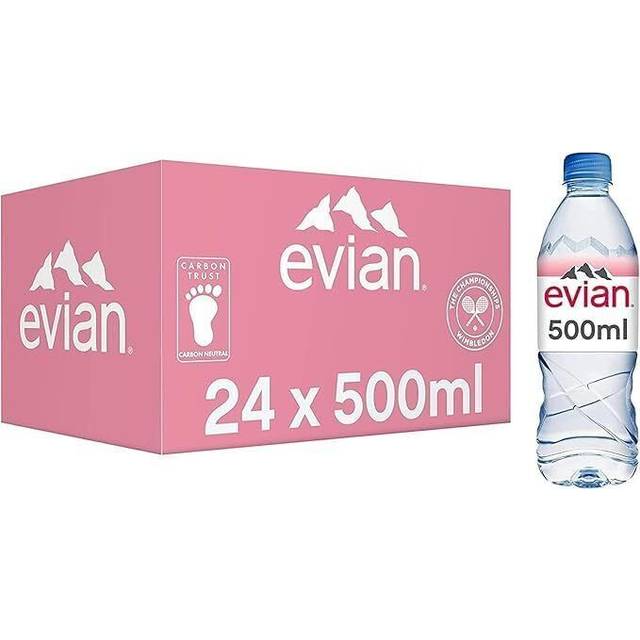 Evian mineral water 24 x 500ml