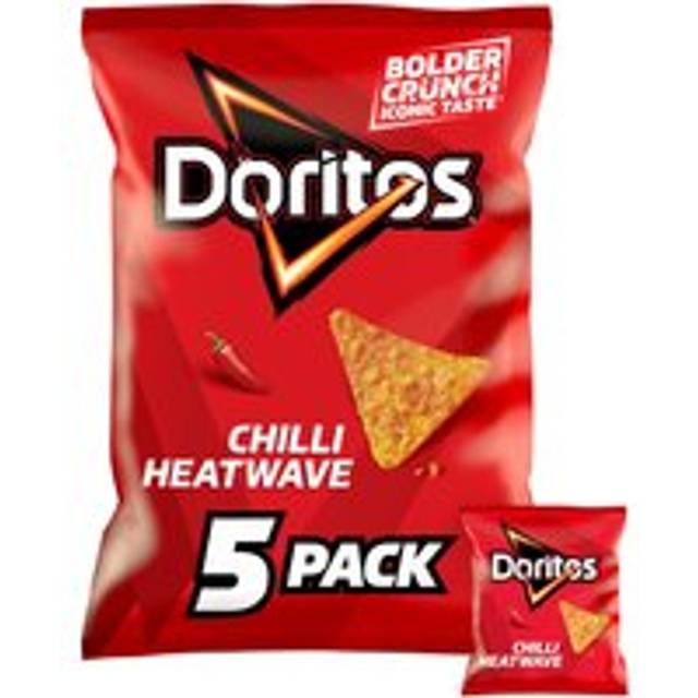 Doritos Chilli Heatwave Tortilla Chips Multipack Crisps 5x30g