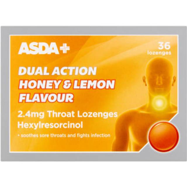 ASDA Dual Action Honey & Lemon Flavour