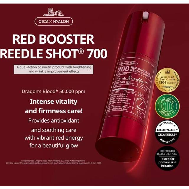 VT Cosmetics Red Booster Reedle Shot 700 30ml 30ml