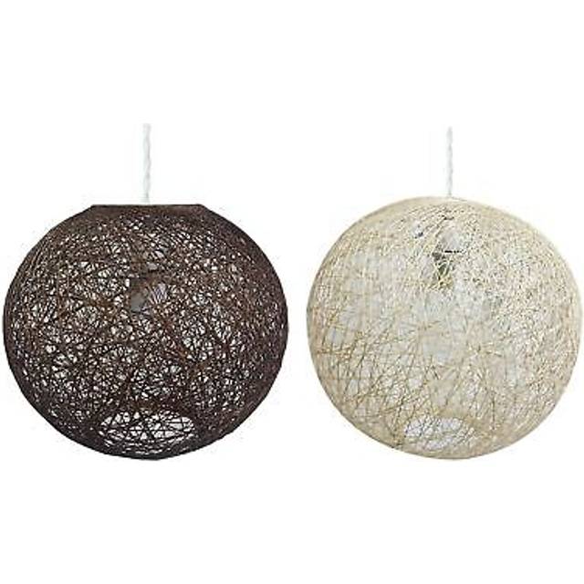 Abaca - Natural 10" Globe Ceiling Light Shade - One Size