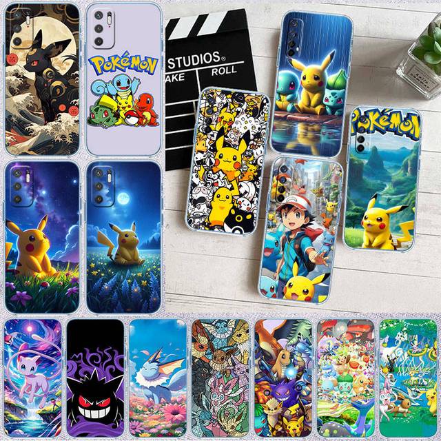 ED42 Pokemon Phone Case for Motorola Edge 20 30 S30 40 50 Fusion Lite Plus Pro Neo Ultra One Power Action Macro Hyper Vision Zoom Moto One Vision capri