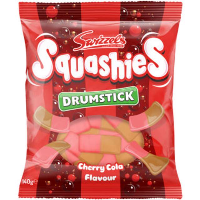 Swizzels Squashies Cherry Cola Flavour Drumstick 140g