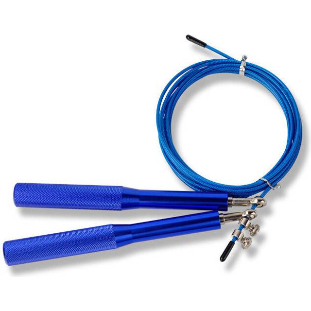 (Blue) 3m Rope Jumping Adjustable Single Skip Rope Fitnesss Sport Speed Skipping Ropes Exercise Tool